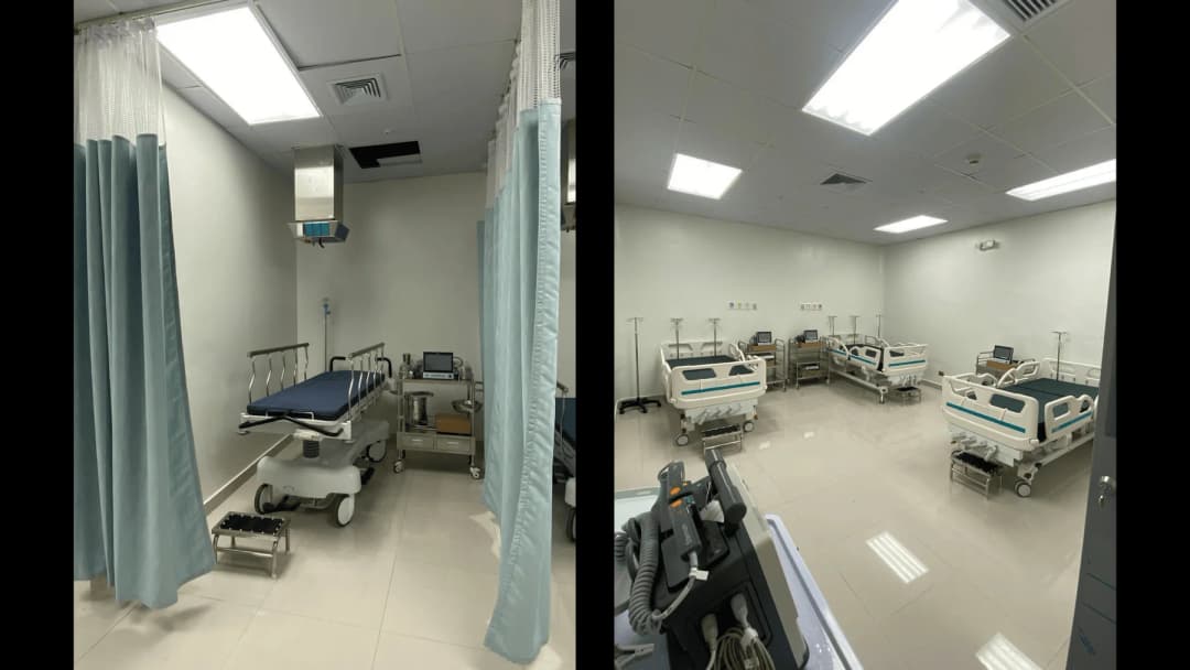 Espacios de atención equipados del Centro de Salud El Valle de Antón