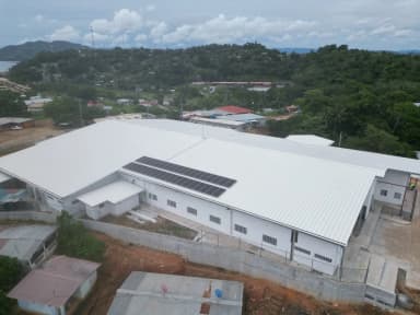 Vista aérea del conjunto hospitalario.