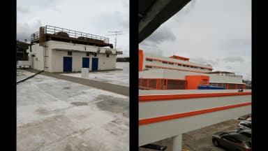 Montaje de instalaciones exteriores y cubierta.