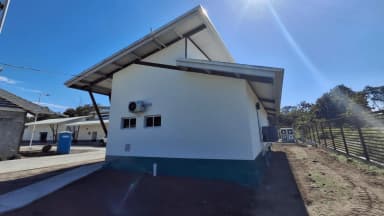 Cubierta y fachada de la instalación del MIDA.