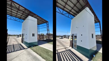Montaje de cubiertas y apoyos de la estructura.